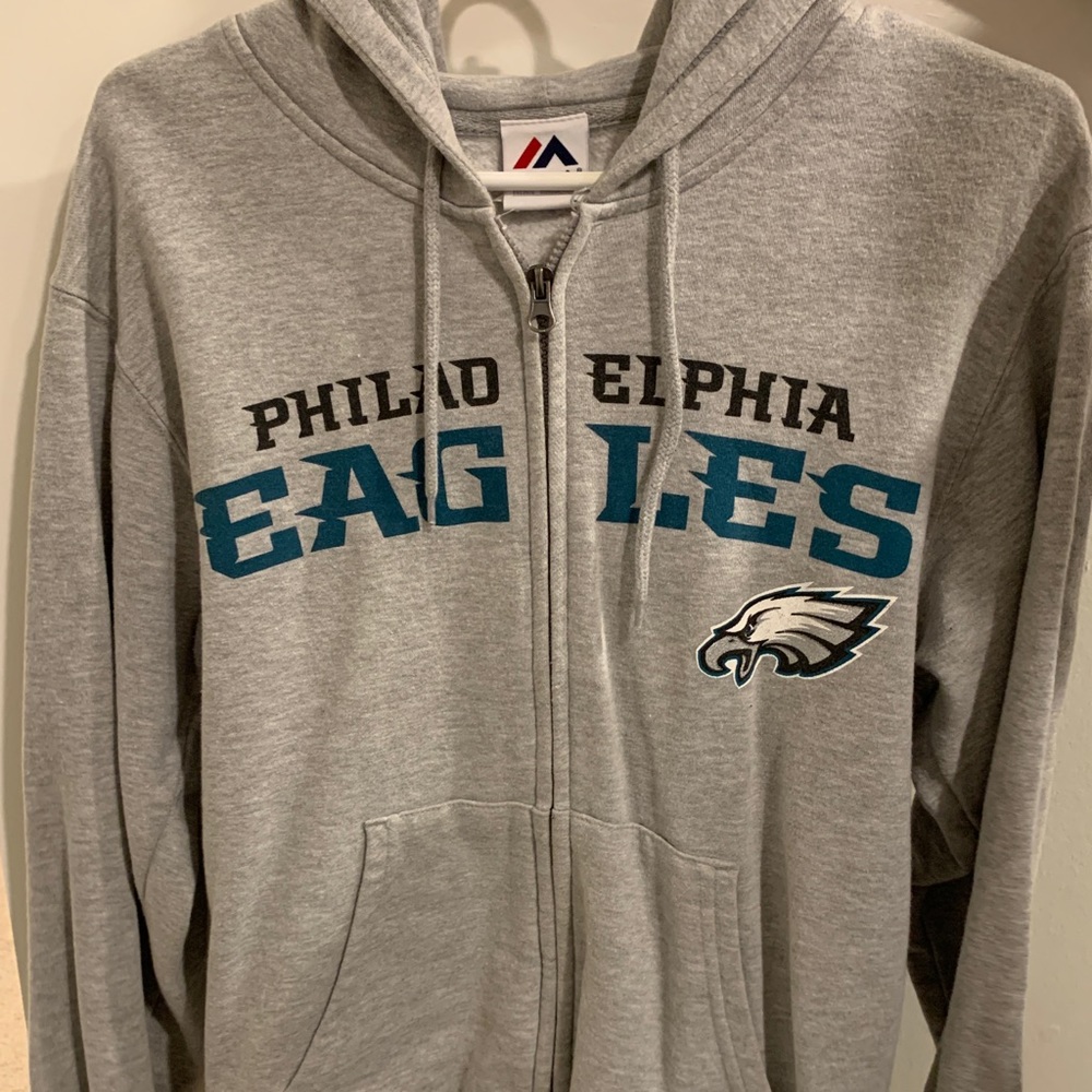 NFL Philadelphia Eagles zip up sweater with hood